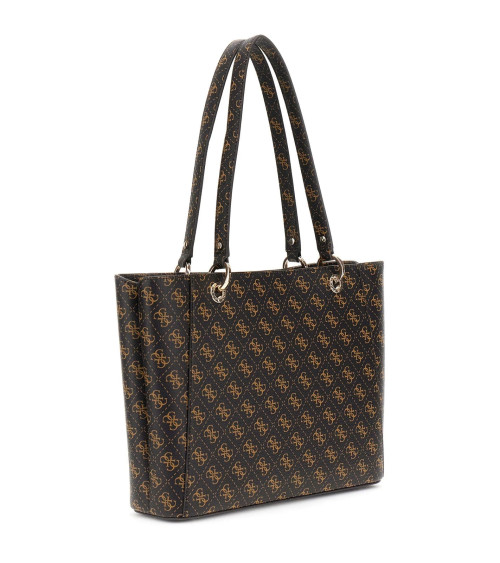**Meta Title:** Buy GUESS Noelle II Tote - Elegant Brown Logo
